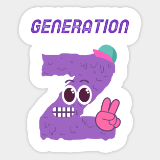 gen z Sticker